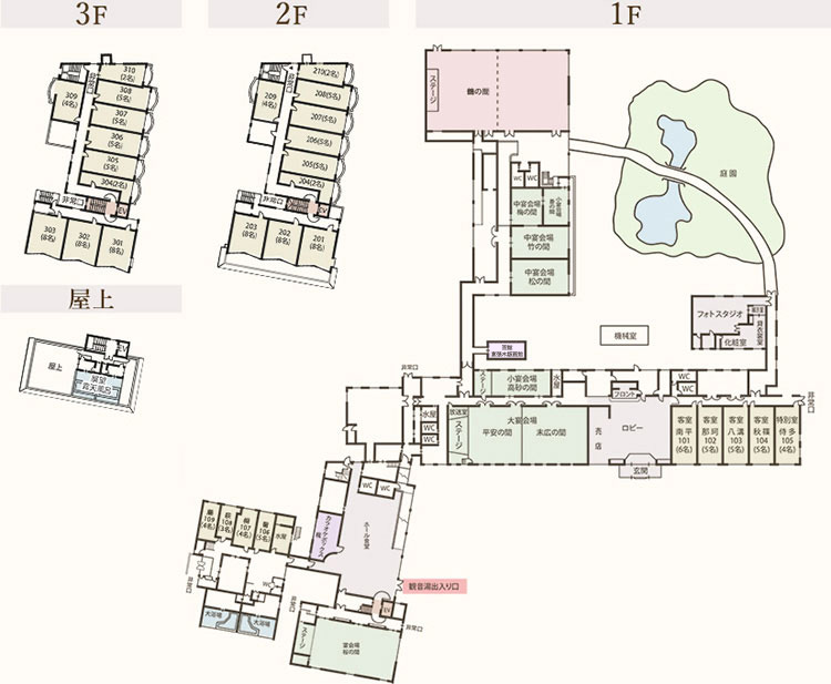 館内施設図